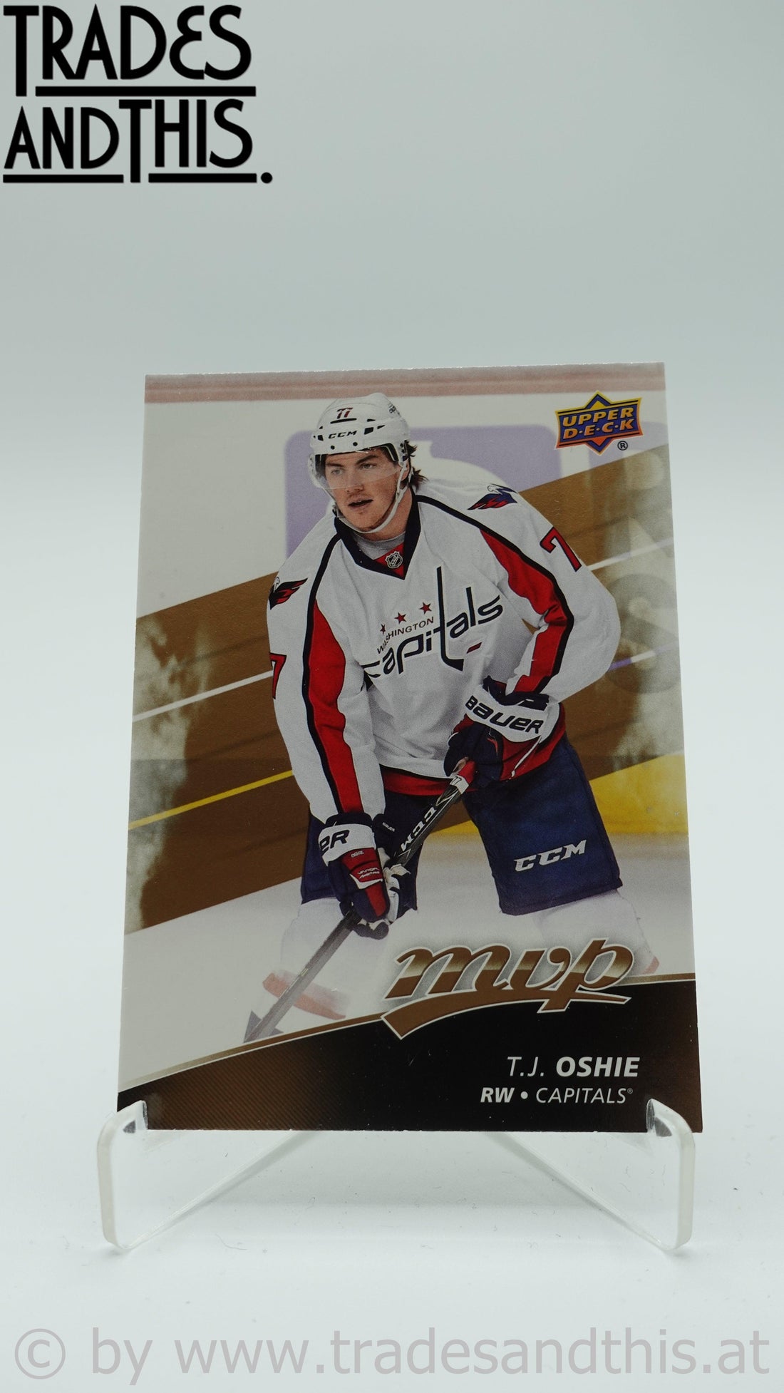 2017-18 Upper Deck MVP T.J. Oshie #88 - Trades and This e.U.