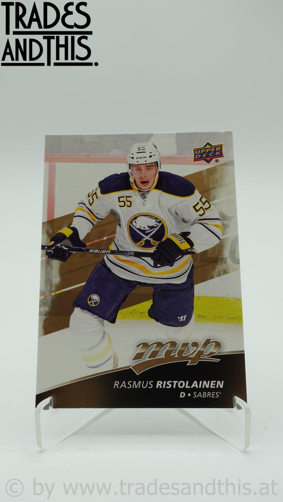 2017-18 Upper Deck MVP Rasmus Ristolainen #94 - Trades and This e.U.