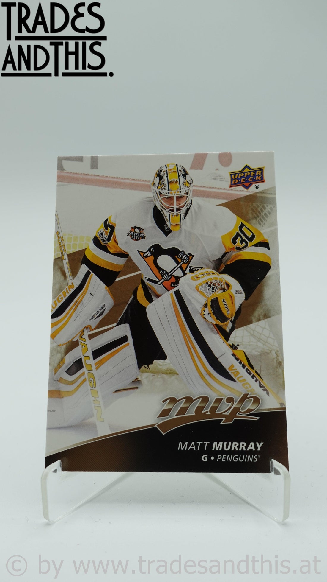 2017-18 Upper Deck MVP Matt Murray #95 - Trades and This e.U.