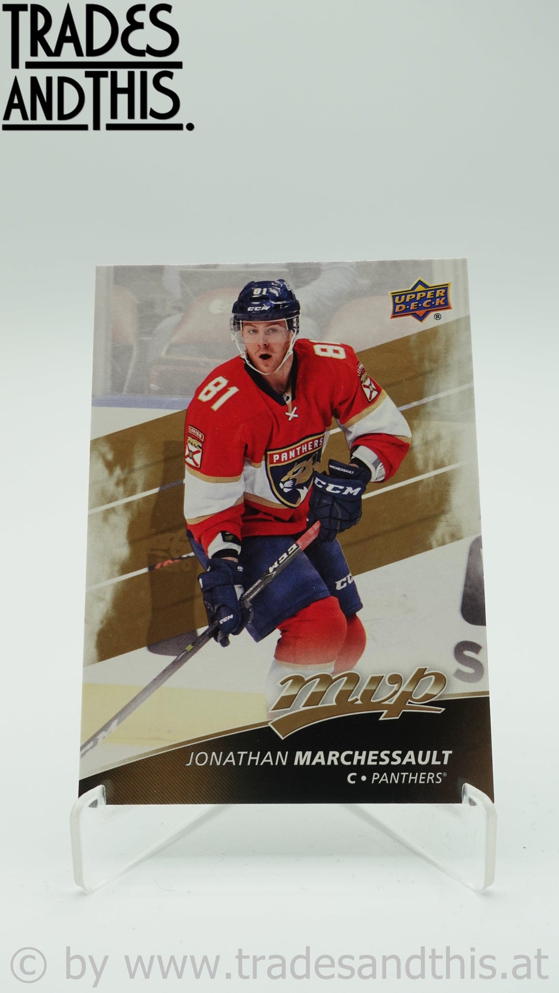 2017-18 Upper Deck MVP Jonathan Marchessault #98 - Trades and This e.U.