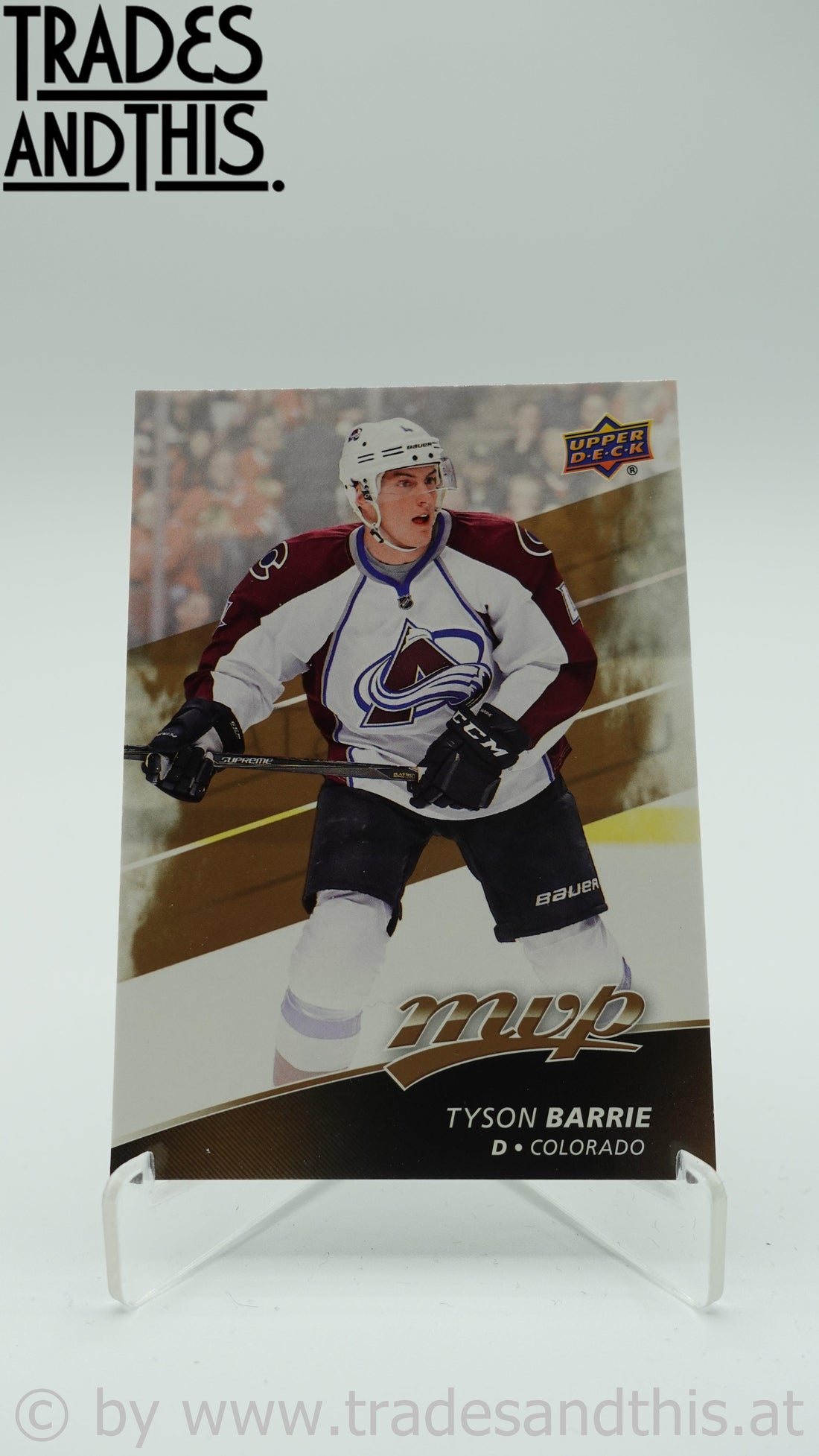 2017-18 Upper Deck MVP Tyson Barrie #101 - Trades and This e.U.