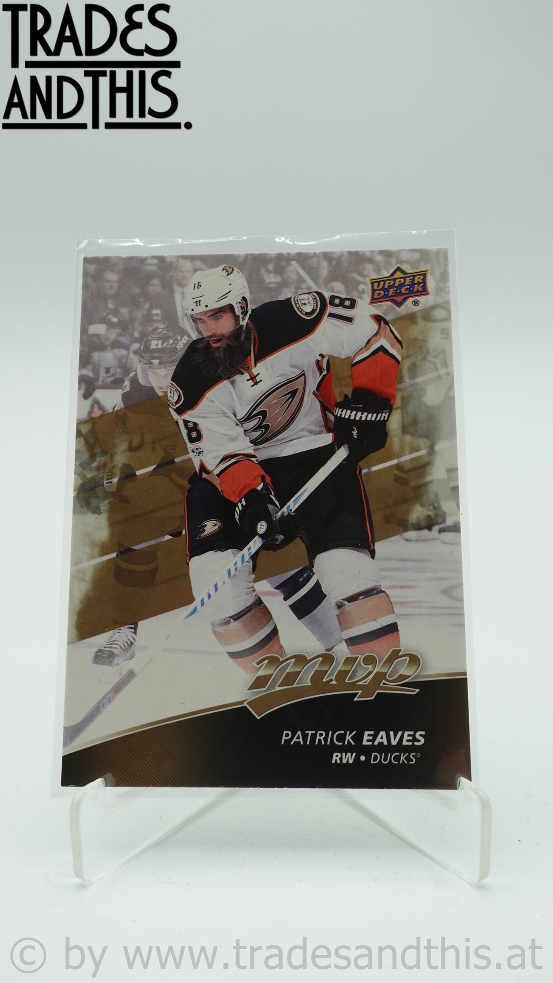 2017-18 Upper Deck MVP Patrick Eaves #102 - Trades and This e.U.