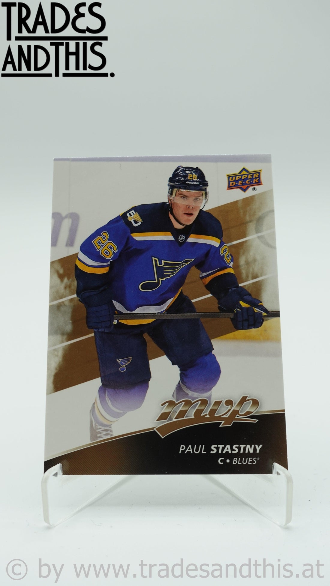 2017-18 Upper Deck MVP Paul Stastny #107 - Trades and This e.U.