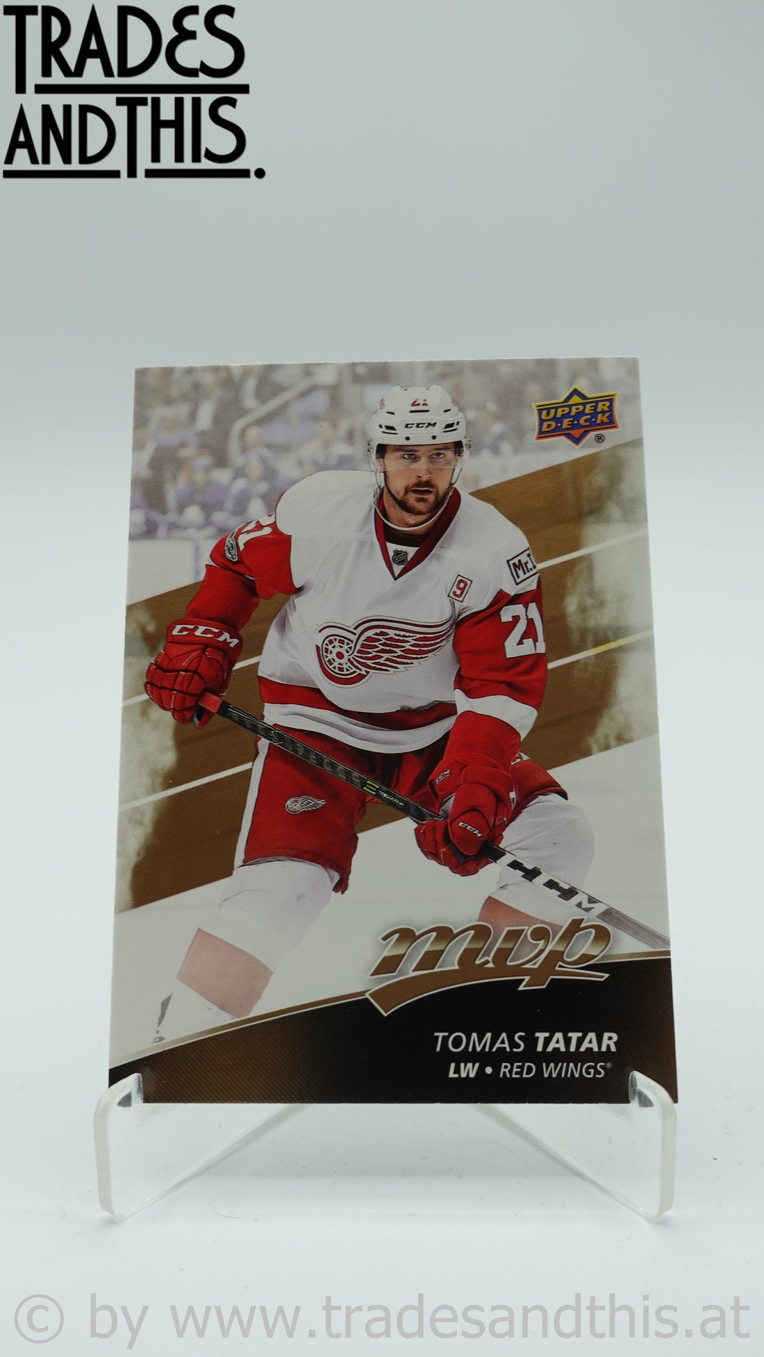 2017-18 Upper Deck MVP Tomas Tatar #108 - Trades and This e.U.