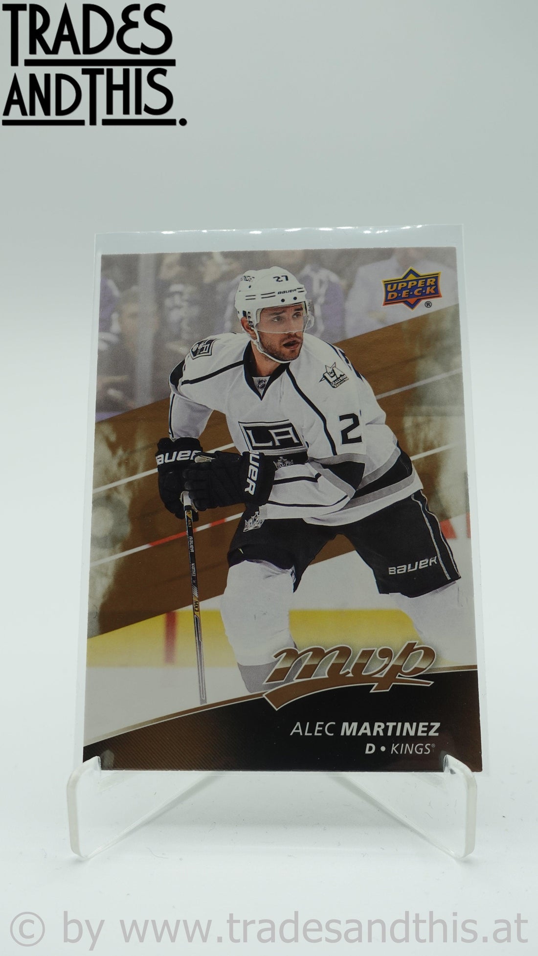 2017-18 Upper Deck MVP Alec Martinez #109 - Trades and This e.U.