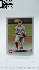 2022 Topps Update Series Lucas Sims #US161