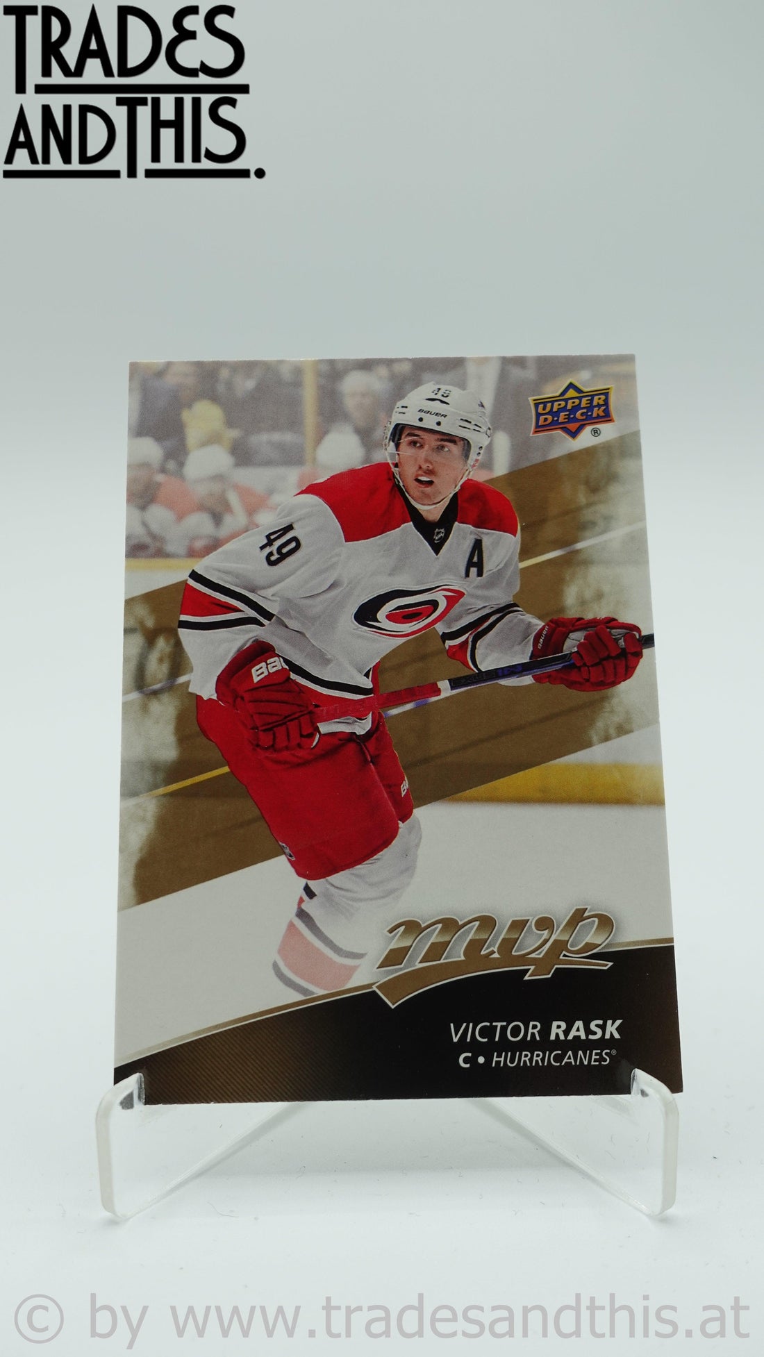 2017-18 Upper Deck MVP Victor Rask #114 - Trades and This e.U.