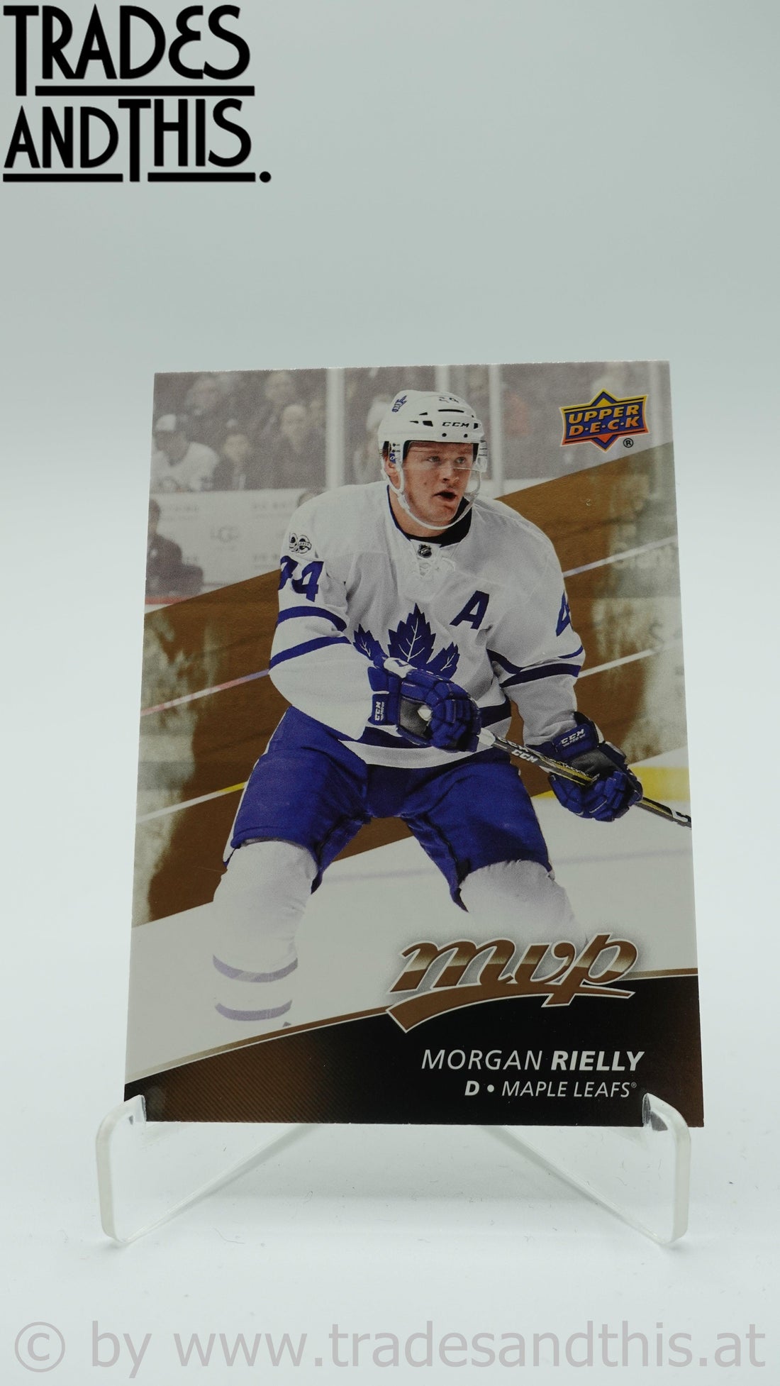 2017-18 Upper Deck MVP Morgan Rielly #120 - Trades and This e.U.