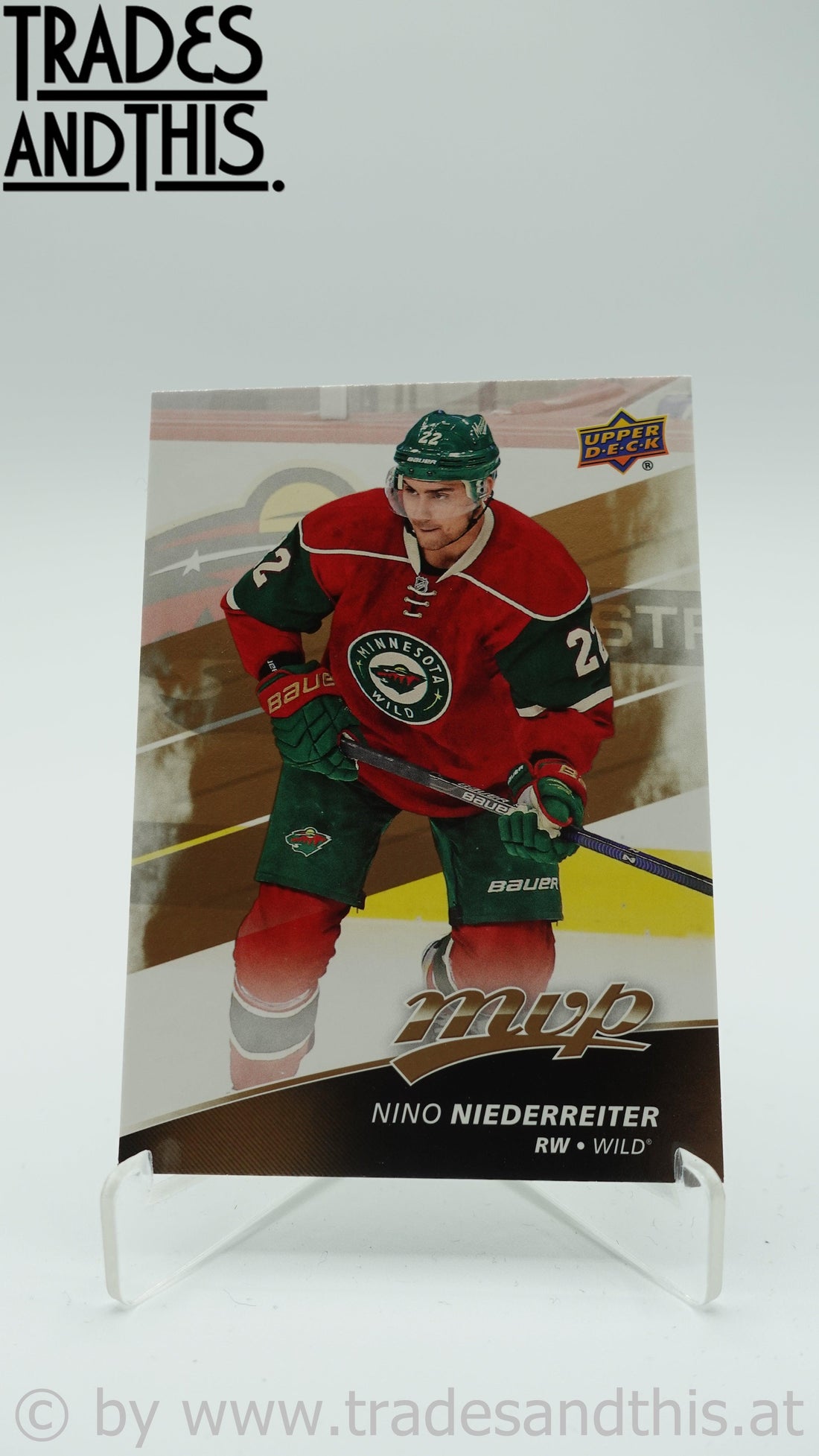 2017-18 Upper Deck MVP Nino Niederreiter #122 - Trades and This e.U.