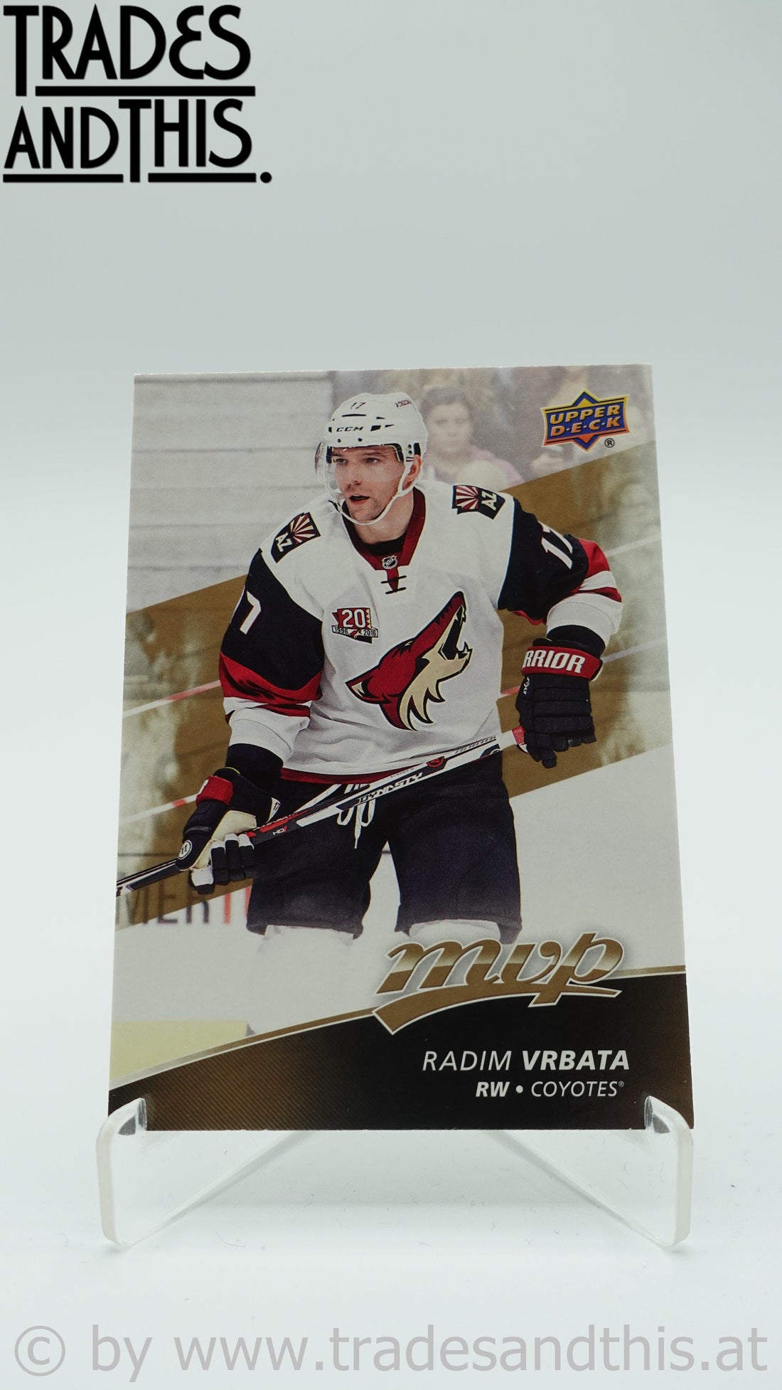 2017-18 Upper Deck MVP Radim Vrbata #123 - Trades and This e.U.