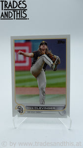 2022 Topps Update Series Mike Clevinger #US186