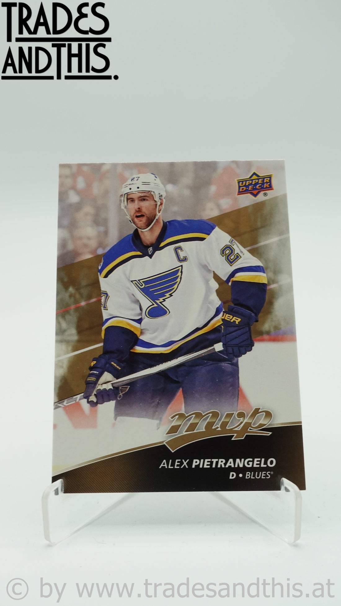 2017-18 Upper Deck MVP Alex Pietrangelo #127 - Trades and This e.U.