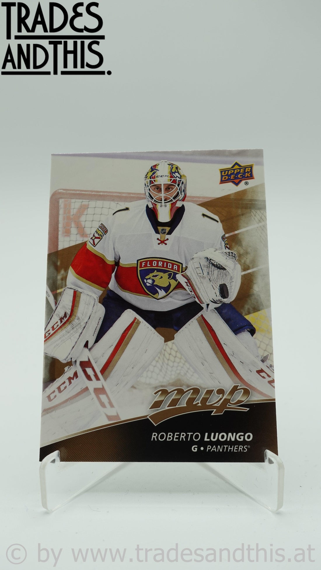 2017-18 Upper Deck MVP Roberto Luongo #129 - Trades and This e.U.