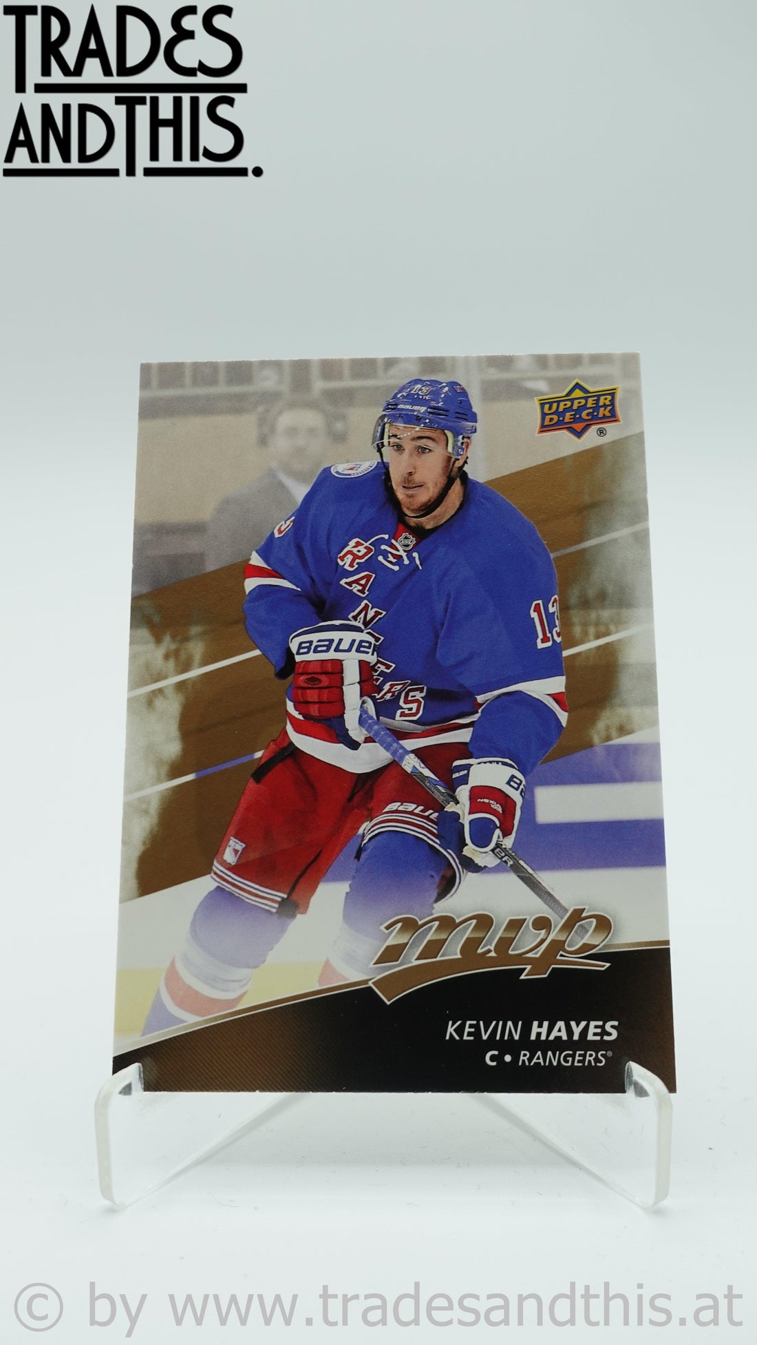 2017-18 Upper Deck MVP Kevin Hayes #135 - Trades and This e.U.