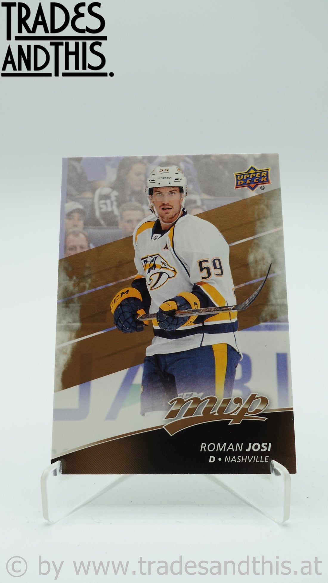 2017-18 Upper Deck MVP Roman Josi #137 - Trades and This e.U.