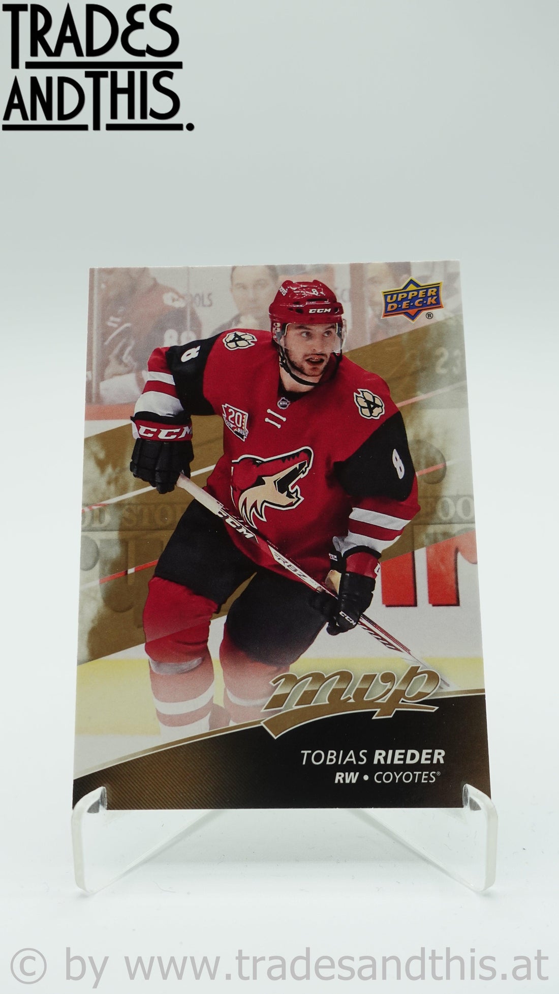 2017-18 Upper Deck MVP Tobias Rieder #141 - Trades and This e.U.