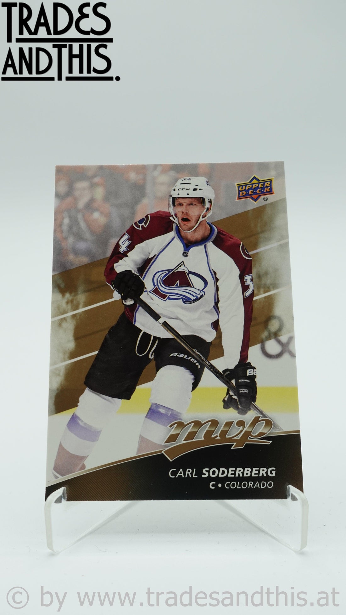 2017-18 Upper Deck MVP Carl Soderberg #143 - Trades and This e.U.