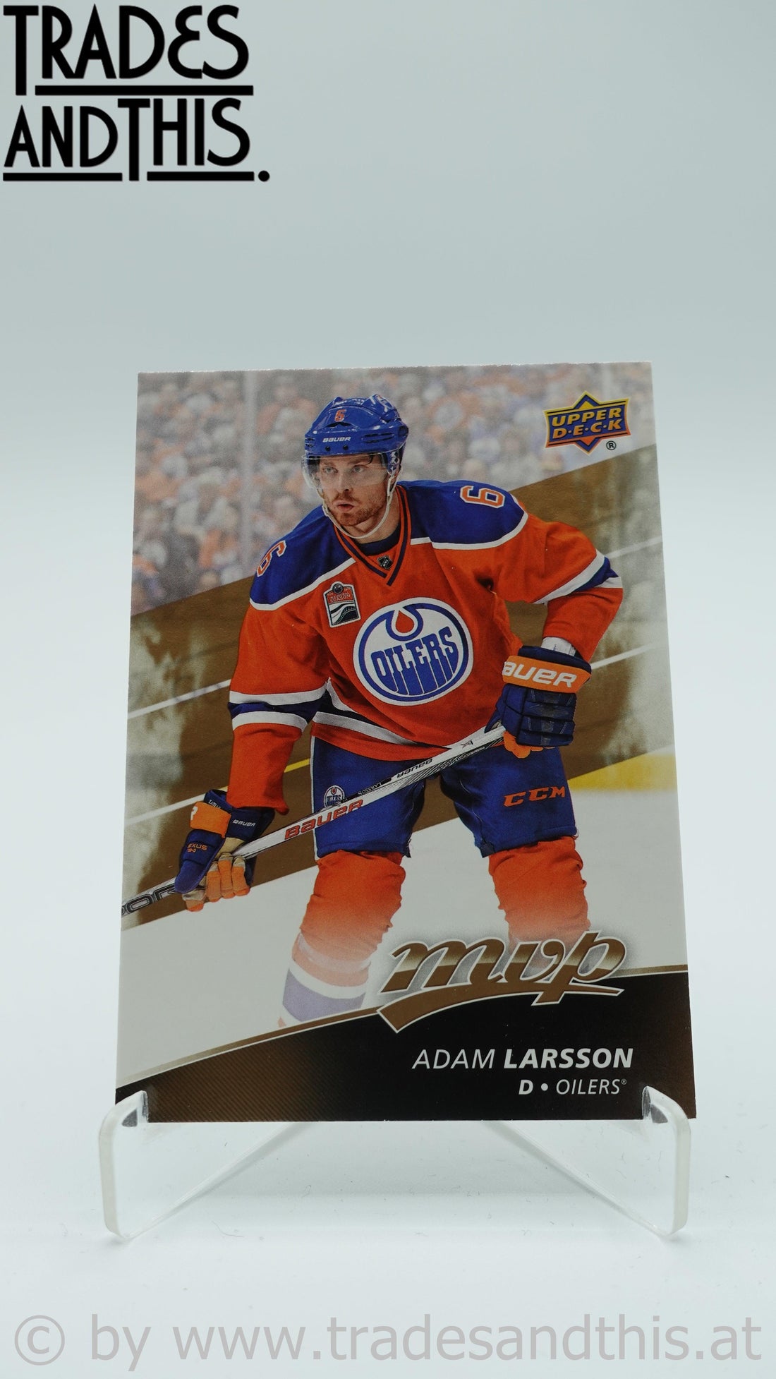 2017-18 Upper Deck MVP Adam Larsson #150 - Trades and This e.U.