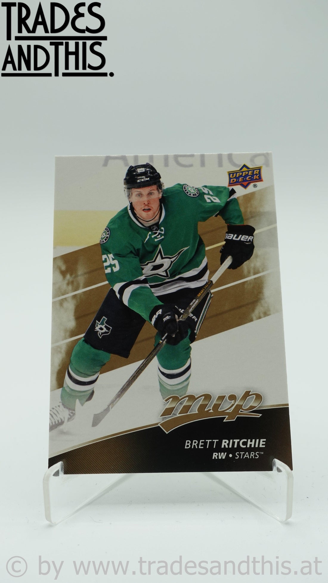 2017-18 Upper Deck MVP Brett Ritchie #151 - Trades and This e.U.