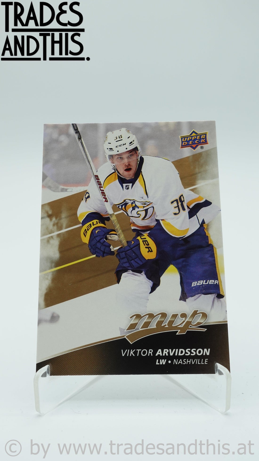 2017-18 Upper Deck MVP Viktor Arvidsson #152 - Trades and This e.U.