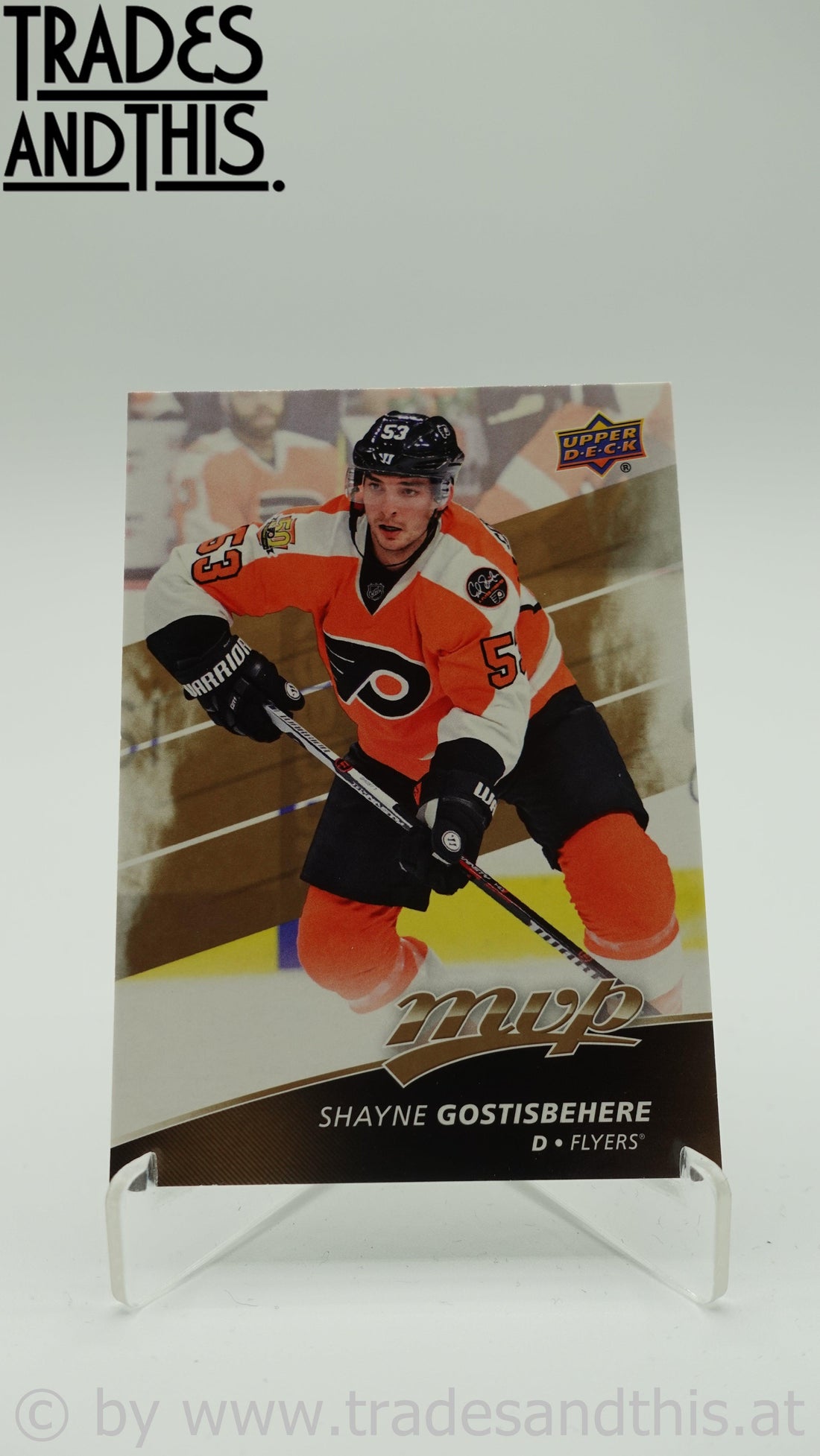 2017-18 Upper Deck MVP Shayne Gostisbehere #154 - Trades and This e.U.