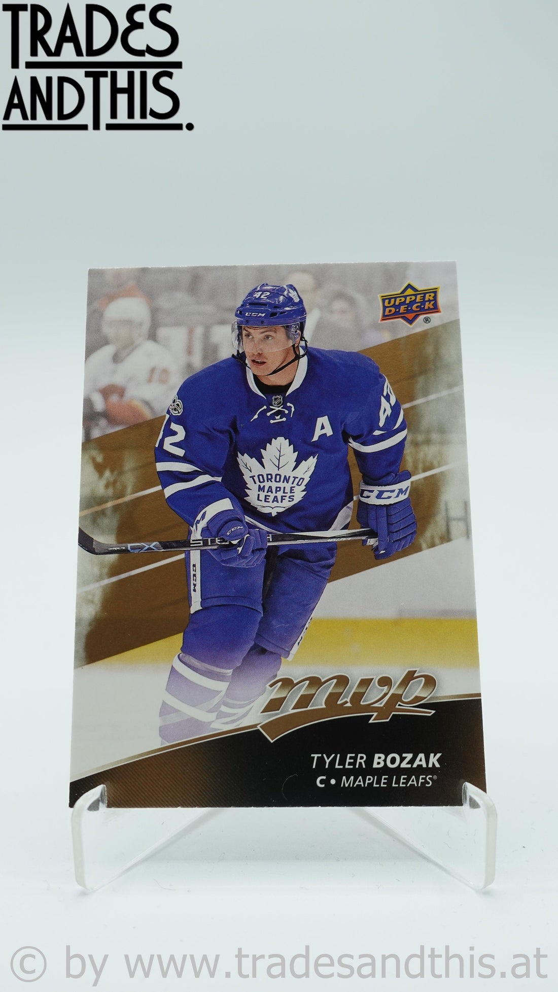 2017-18 Upper Deck MVP Tyler Bozak #155 - Trades and This e.U.