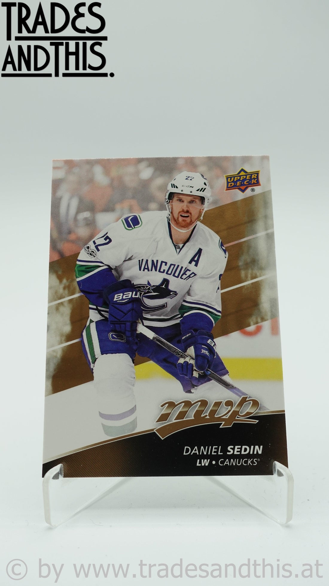 2017-18 Upper Deck MVP Daniel Sedin #156 - Trades and This e.U.