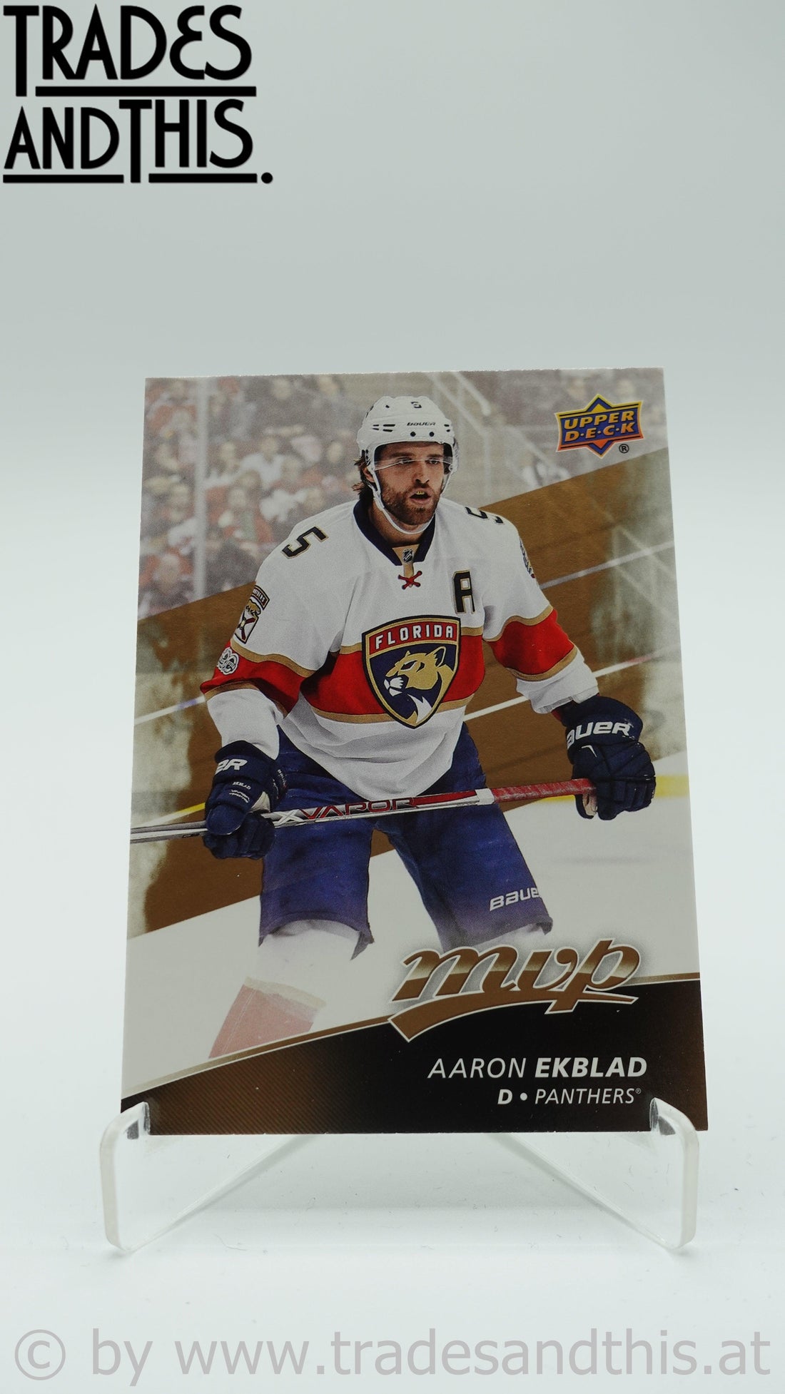 2017-18 Upper Deck MVP Aaron Ekblad #158 - Trades and This e.U.