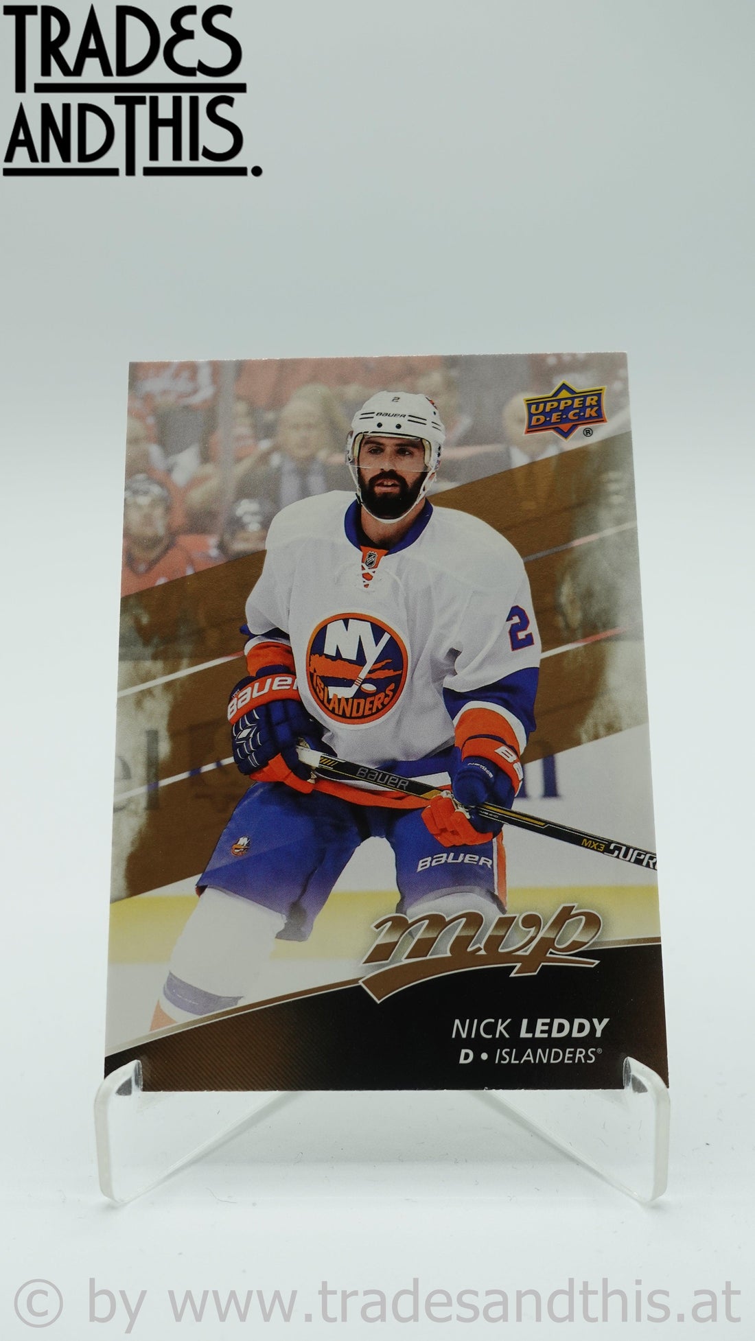 2017-18 Upper Deck MVP Nick Leddy #160 - Trades and This e.U.