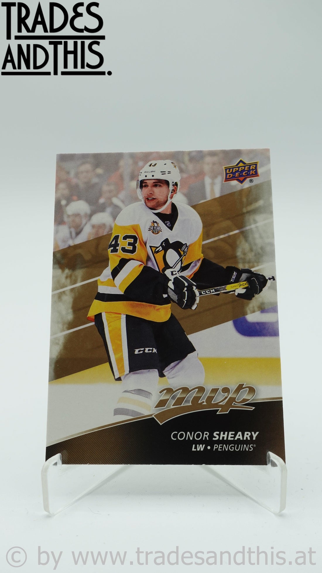 2017-18 Upper Deck MVP Conor Sheary #162 - Trades and This e.U.