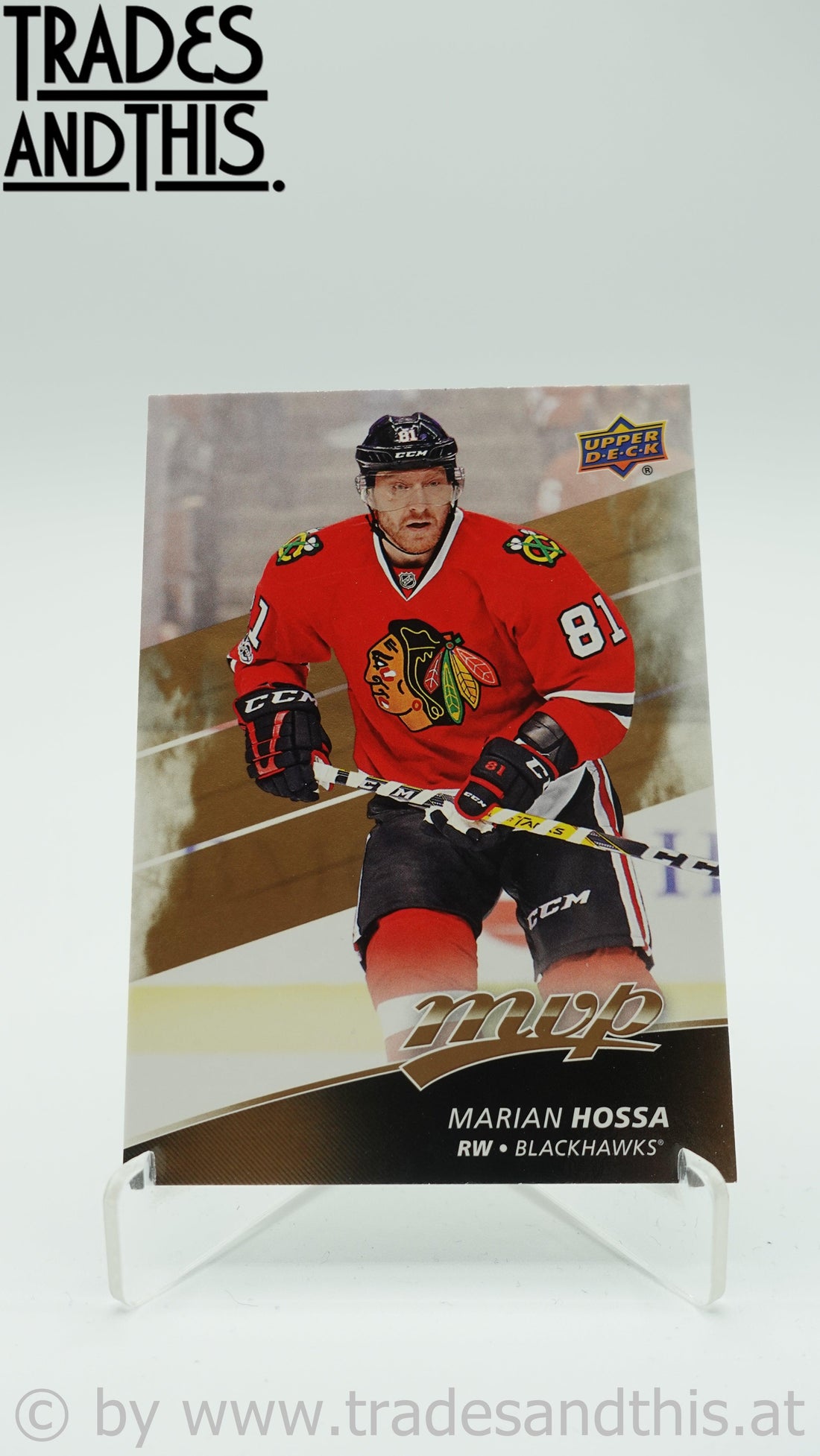 2017-18 Upper Deck MVP Marian Hossa #164 - Trades and This e.U.