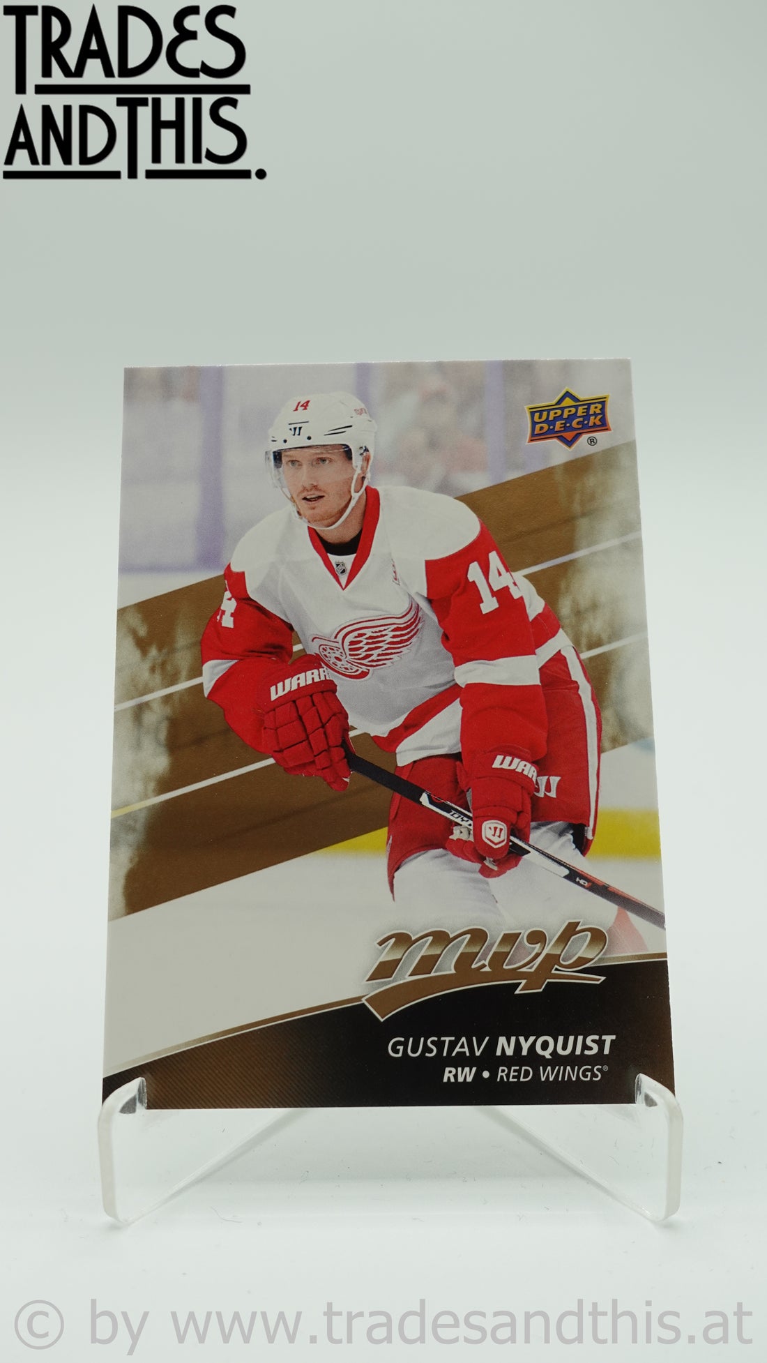 2017-18 Upper Deck MVP Gustav Nyquist #166 - Trades and This e.U.