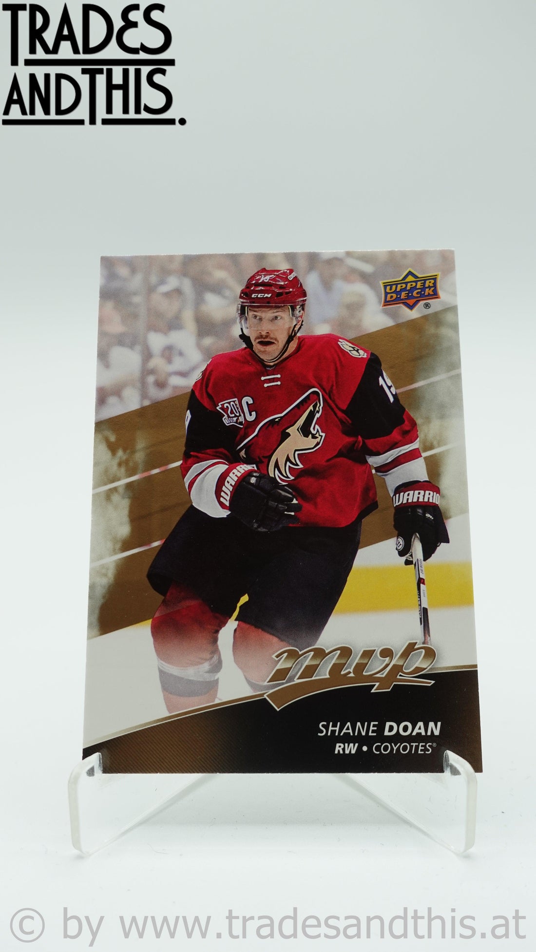 2017-18 Upper Deck MVP Shane Doan #168 - Trades and This e.U.