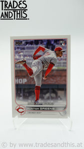 2022 Topps Update Series Hunter Greene #US267 RC