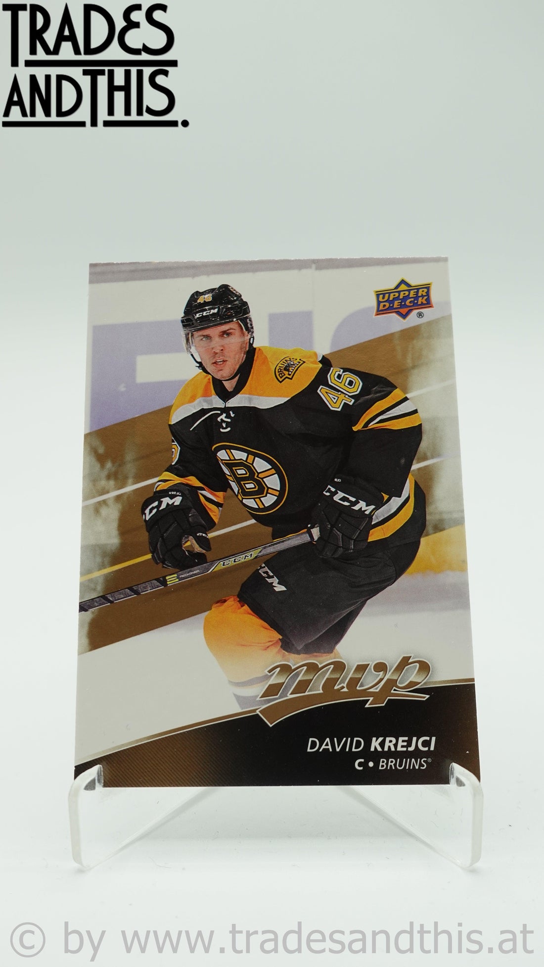 2017-18 Upper Deck MVP David Krejci #170 - Trades and This e.U.