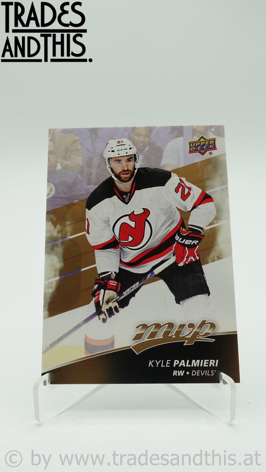 2017-18 Upper Deck MVP Kyle Palmieri #171 - Trades and This e.U.