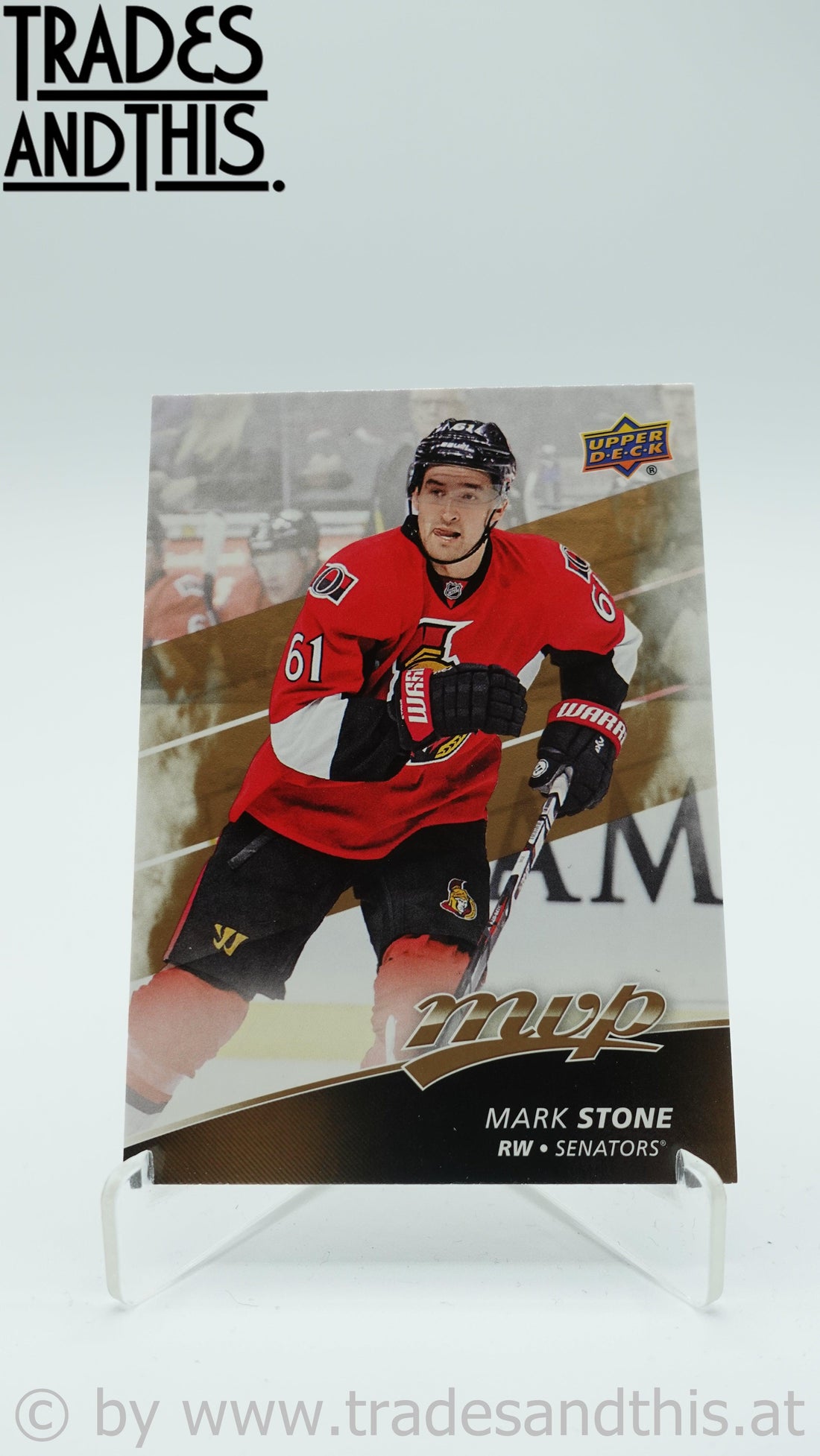 2017-18 Upper Deck MVP Mark Stone #173 - Trades and This e.U.