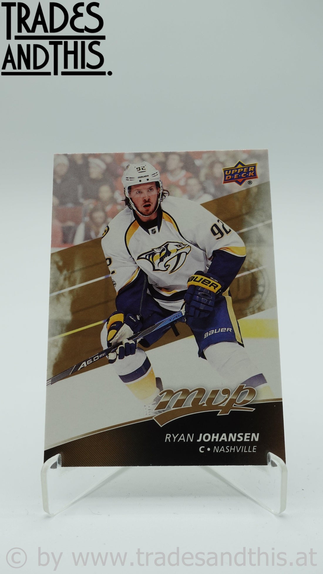 2017-18 Upper Deck MVP Ryan Johansen #178 - Trades and This e.U.