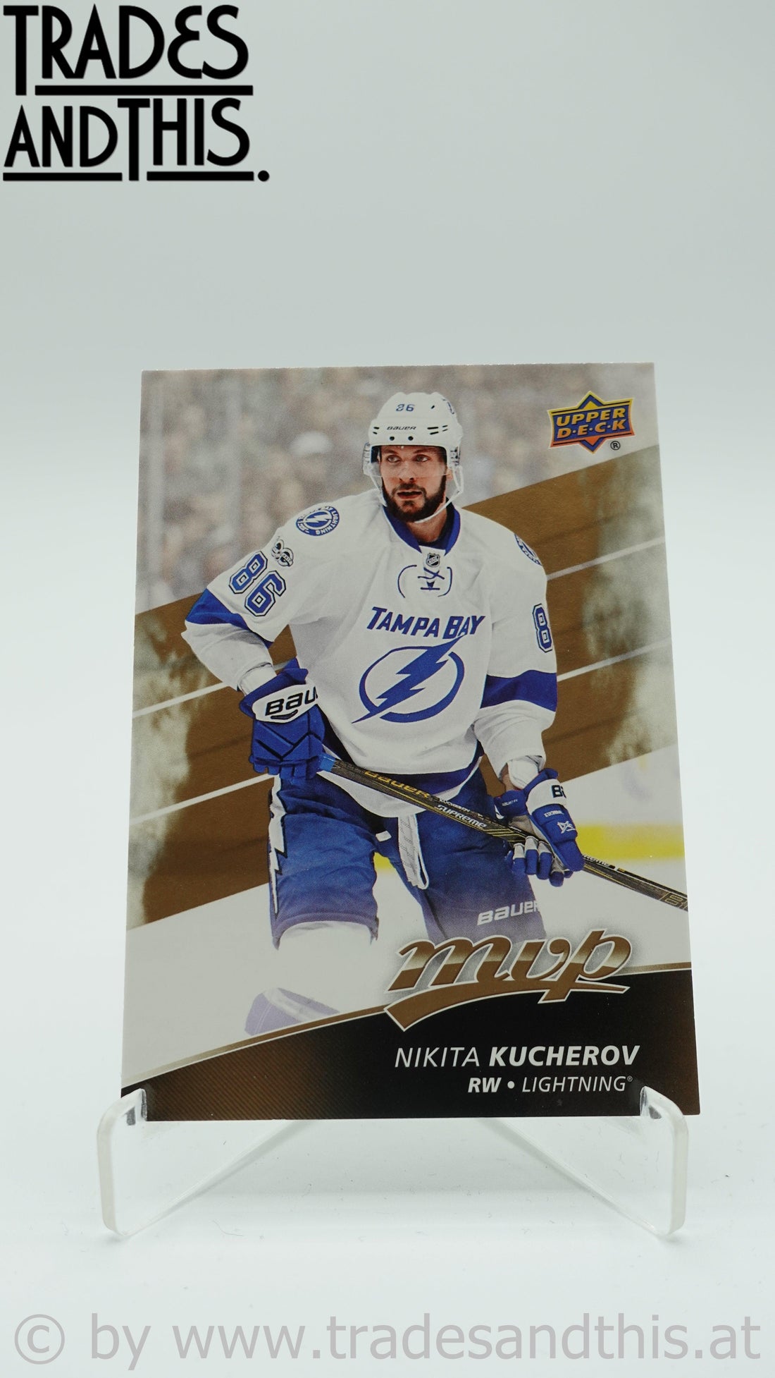 2017-18 Upper Deck MVP Nikita Kucherov #185 - Trades and This e.U.