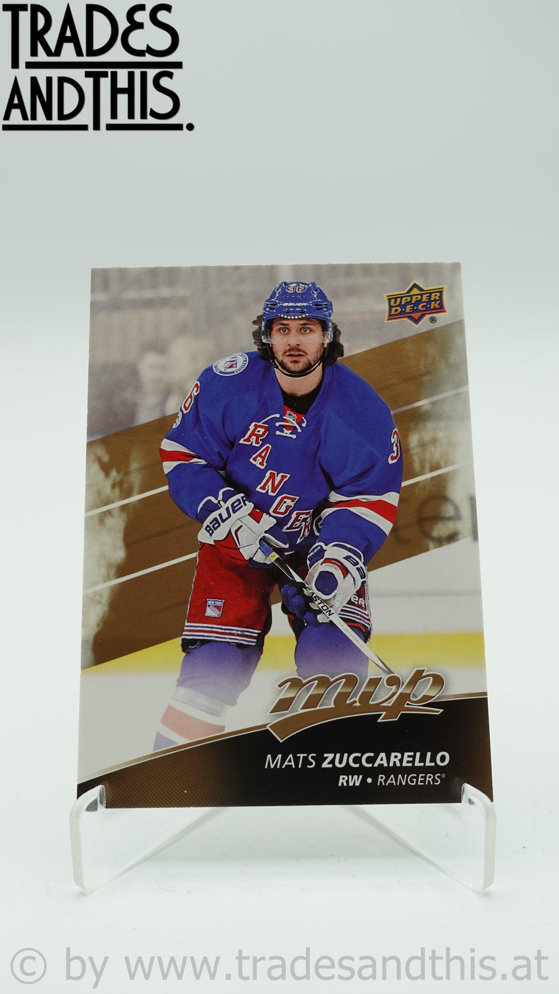 2017-18 Upper Deck MVP Mats Zuccarello #188 - Trades and This e.U.