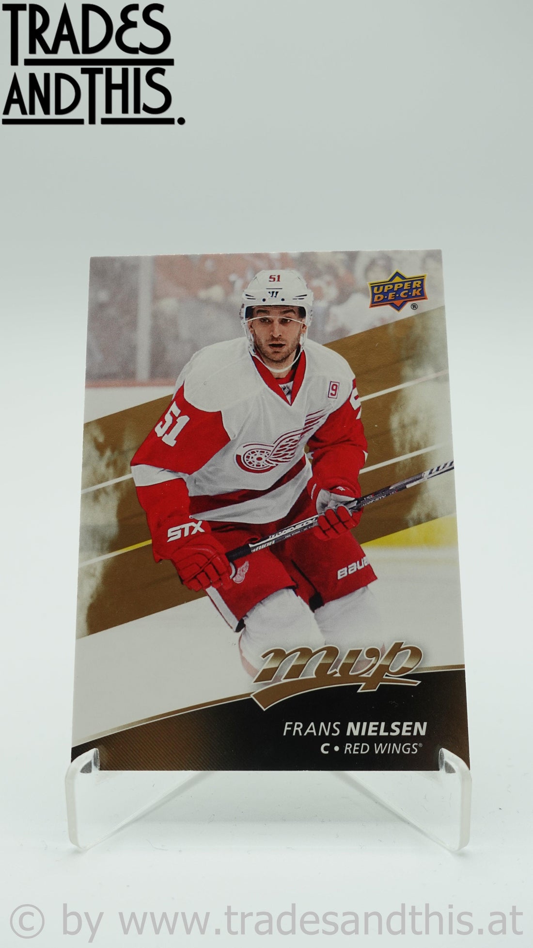 2017-18 Upper Deck MVP Frans Nielsen #189 - Trades and This e.U.