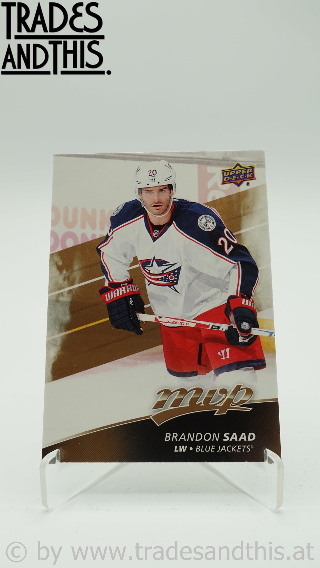 2017-18 Upper Deck MVP Brandon Saad #194 - Trades and This e.U.