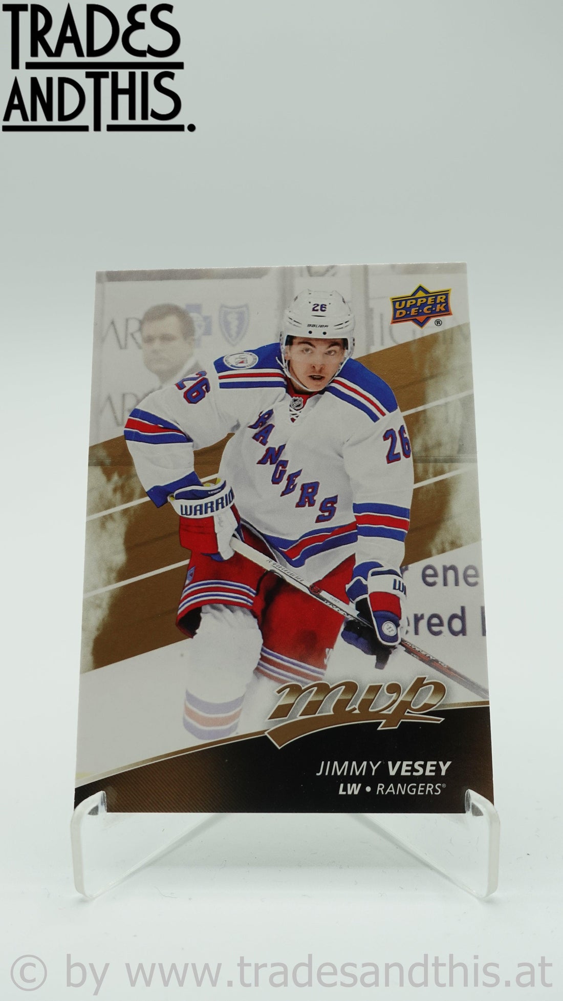 2017-18 Upper Deck MVP Jimmy Vesey #195 - Trades and This e.U.