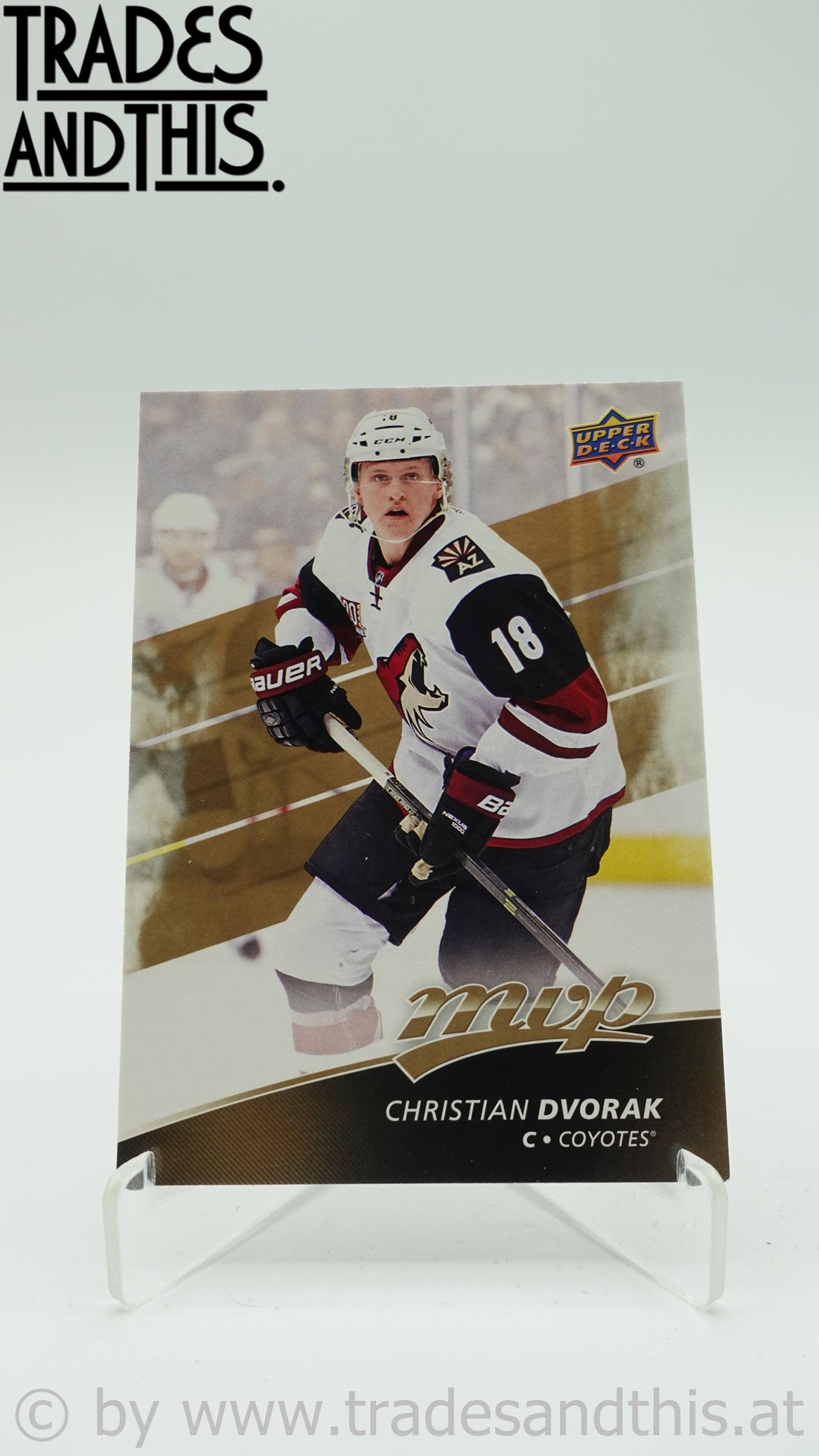 2017-18 Upper Deck MVP Christian Dvorak #197 - Trades and This e.U.