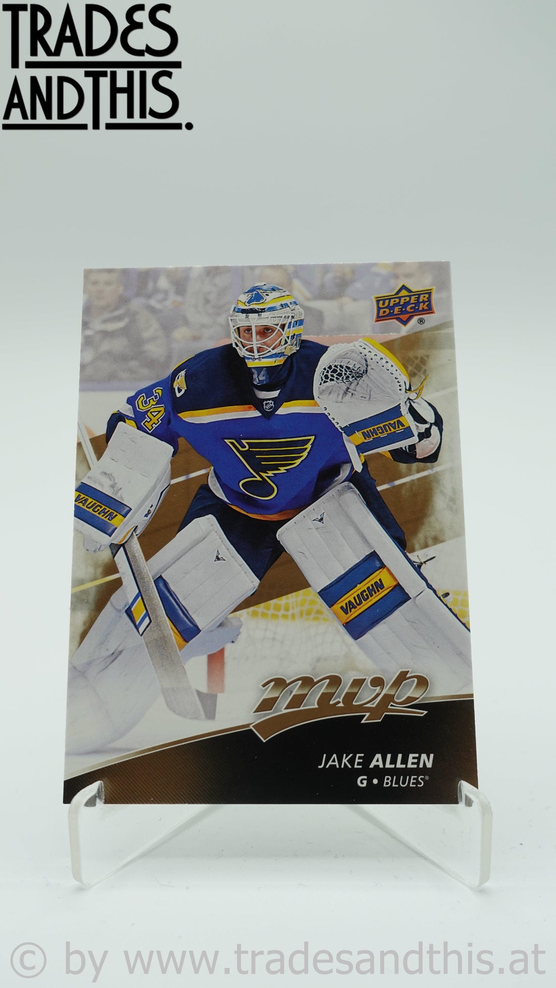 2017-18 Upper Deck MVP Jake Allen #199 - Trades and This e.U.