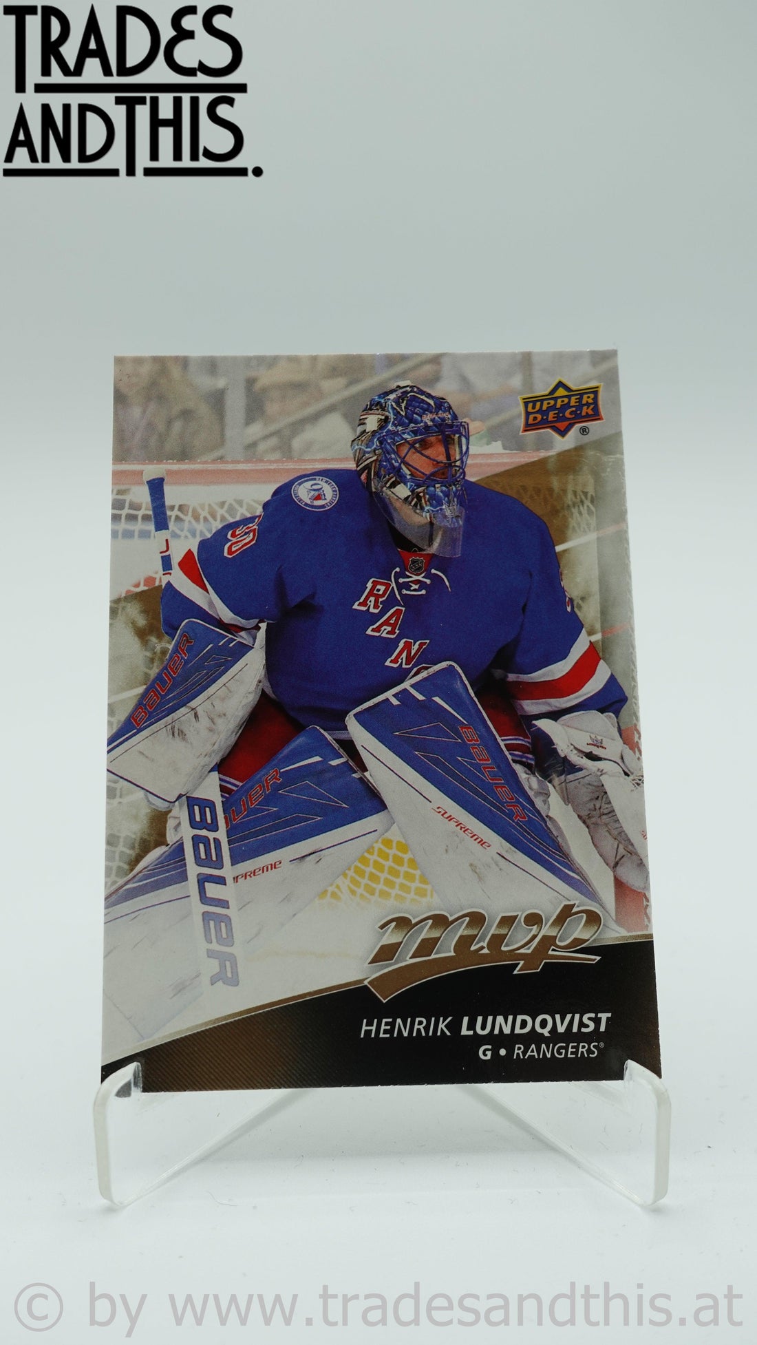 2017-18 Upper Deck MVP Henri Lundqvist #219 - Trades and This e.U.