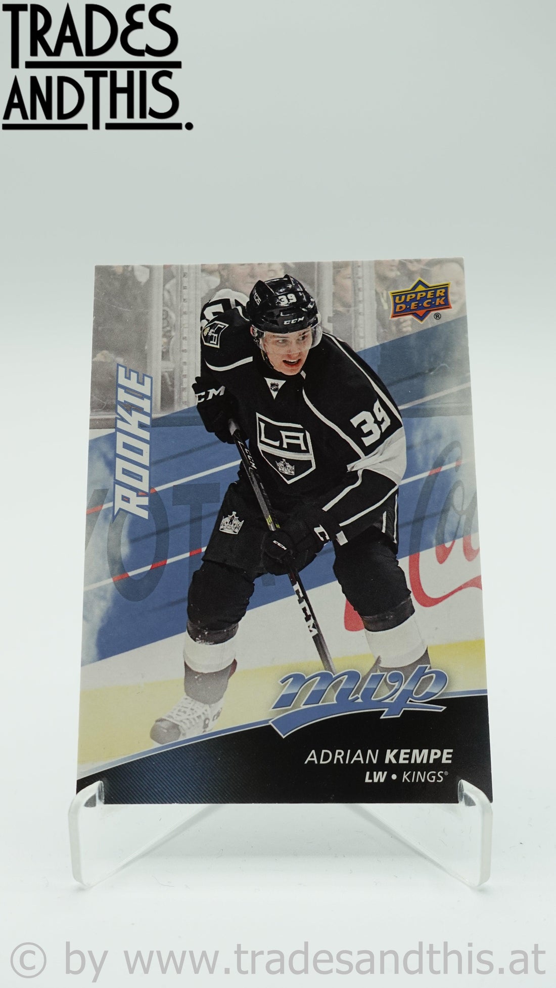 2017-18 Upper Deck MVP Adrian Kempe #240 RC - Trades and This e.U.