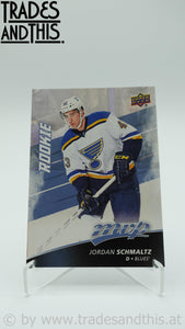 2017-18 Upper Deck MVP Jordan Schmaltz #244 RC - Trades and This e.U.