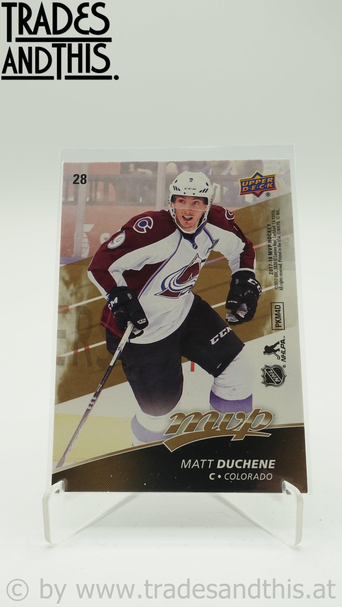 2017-18 Upper Deck MVP Puzzle Back Matt Duchene #28 - Trades and This e.U.