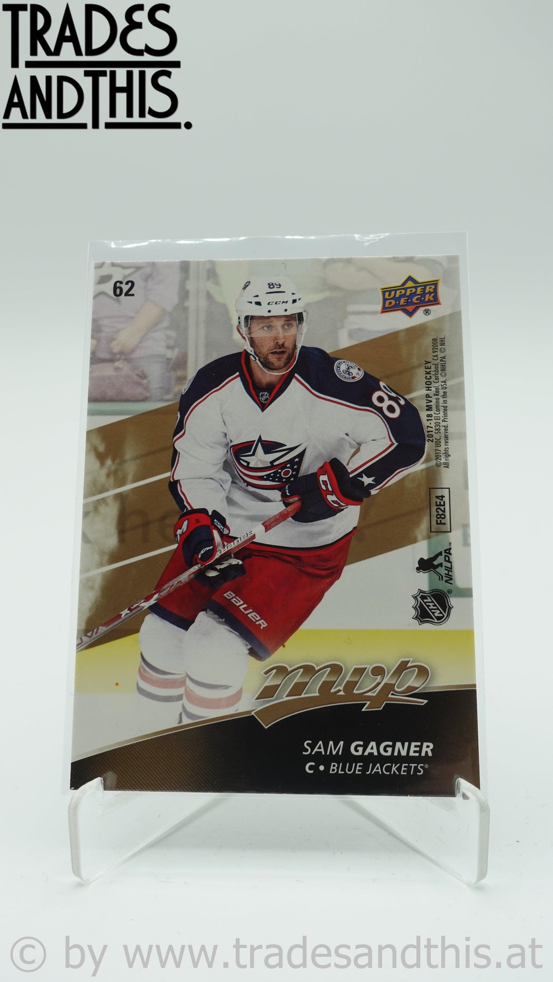 2017-18 Upper Deck MVP Puzzle Back Sam Gagner #62 - Trades and This e.U.